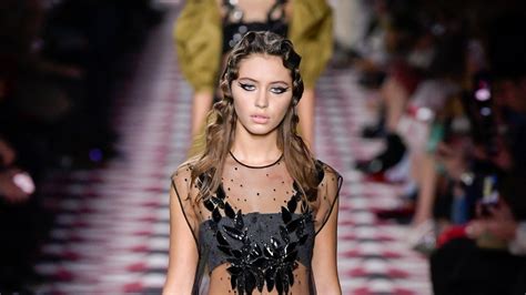 Iris Law On How Her Paris Catwalk Debut At Miu Miu 